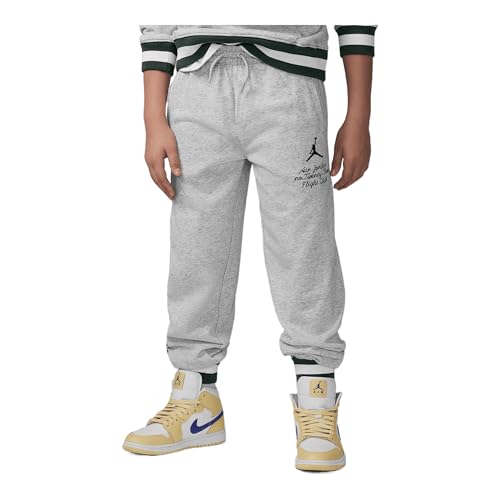 Jordan Big Kids' Court of Legends Pants (95D698-G2H, Light Grey Heather)