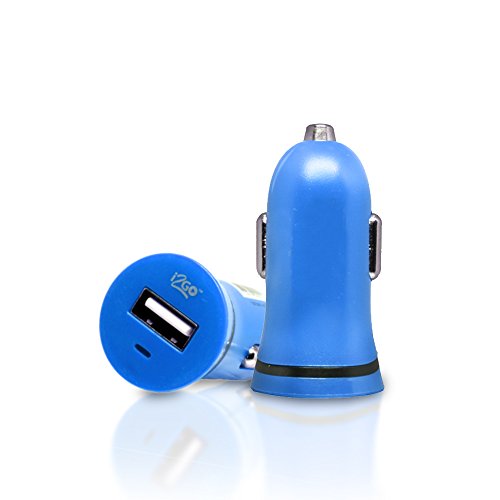 Carregador Veicular, i2GO, Saída: 5. 0V, 1Amp, Entrada 12-24V DC, Azul