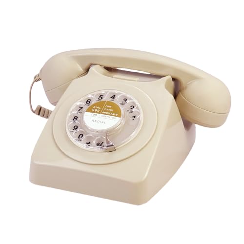 Téléphone fixe filaire à l'ancienne pour hôtel et salon rétro