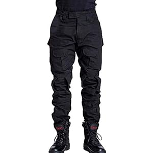 TRGPSG Men’s Hiking Pants Casual Cargo Pants Camo Work Tactical Pants with Multi Pocket