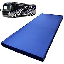 Foamma 4 x 30 x 72 Water Resistant Memory Foam RV Bunk Mattress, Firm High Density Foam Base, Comfortable and Durable Polyester Cover, Truck, Camper, Travel Trailer, Made in USA