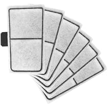 6pcs Filter Cartridges Compatible with Topfin Top Fin EF-S & BF5 BETTAFLO, 3.7x2.1 Inch Fish Tank Filter Cartridge Replacement for Aquarium Water Filtration