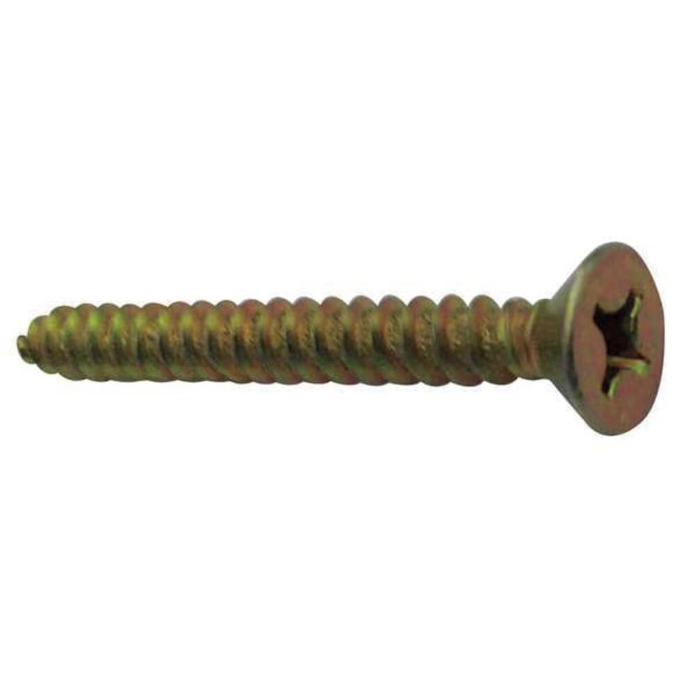 Masonry Screw w/Bit, 1/4x2 1/2 in, PK100