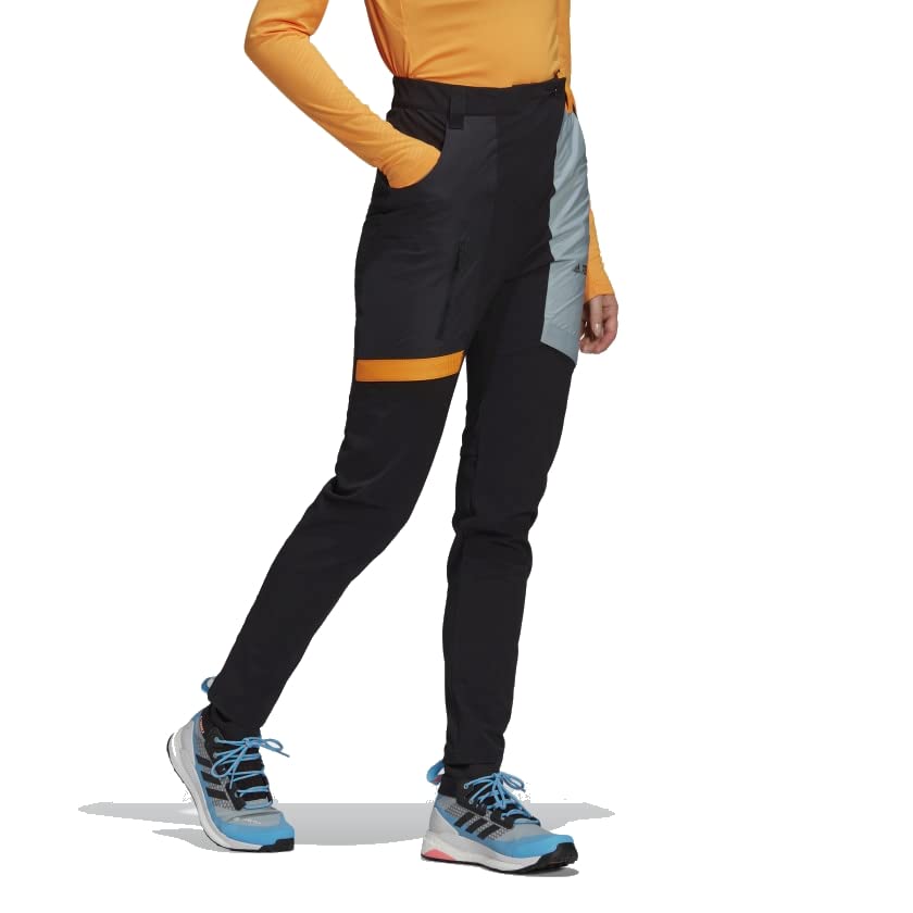adidas Womens Terrex ZUPAHIKE Colorblock Hiking Pants (Large)