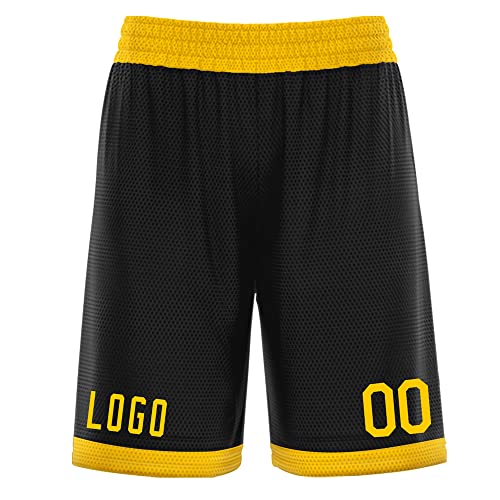 Custom Men Youth Basketball Shorts Performance Athletic With Pockets Stitched Number Workout Fitness Gym Shorts #TOP28