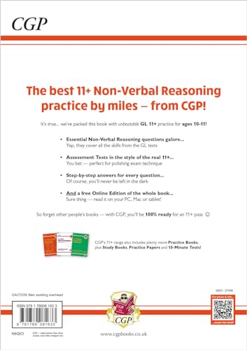New 11+ GL Non-Verbal Reasoning Practice Book & Assessment Tests - Ages 10-11 (with Online Edition) (CGP 11+ GL) - Image 2