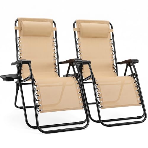 Sweetcrispy Zero Gravity Chairs, Set of...