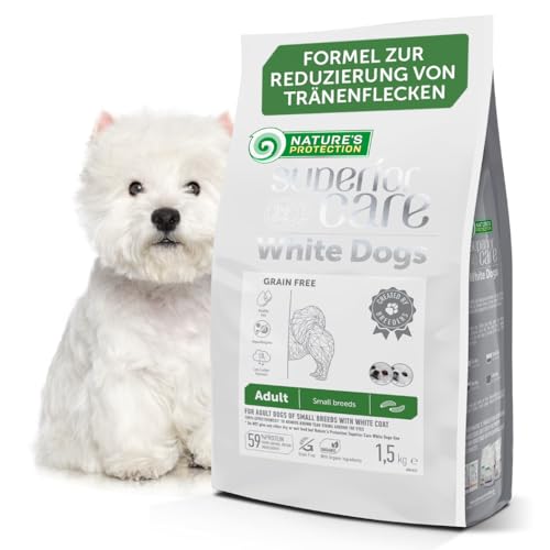 Nature's Protection Superior Care Trockenfutter für Hunde Insektenproteine - Hypoallergenes Hundefutter Getreidefrei für Ausgewachsene, Aller Kleine Und Mini Rassen - Insekten, 1.5kg