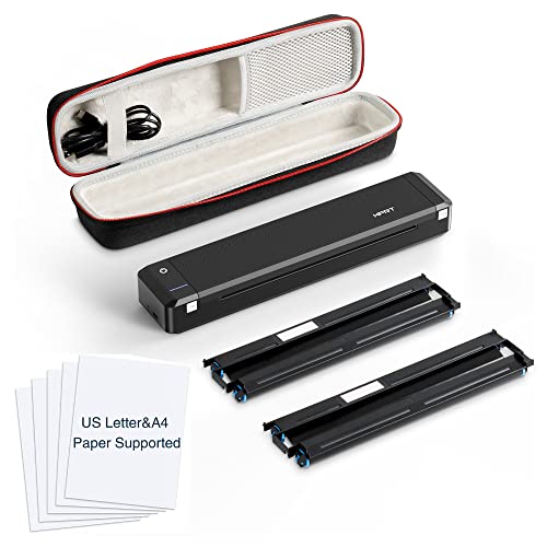 Hprt Hpt Wireless Bluetooth Portable Printer With Case & 3 Ribbons #TOP9