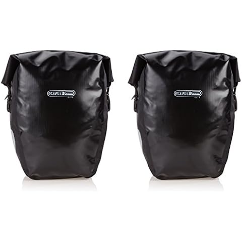 Ortlieb Back-Roller City Panniers, Black Various Patterns Cover