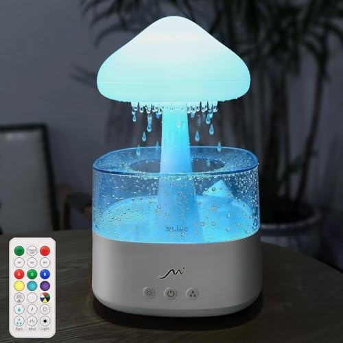 Rain Cloud Humidifier with Remote & Speaker