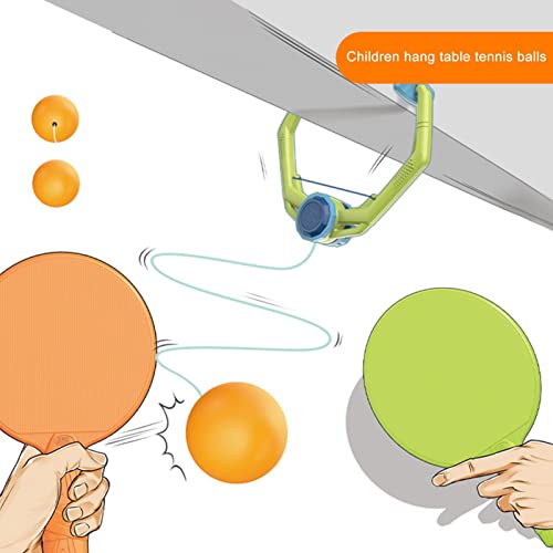 pingue-pongue suspenso, conjunto autotreinamento tênis mesa interno - brinquedo interação pai-filho,