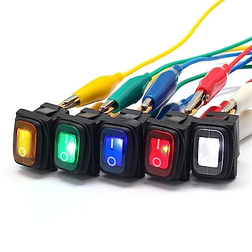 Miniinterruptor de encendido de 12V para camperizar furgonetas y controlar luces led interiores 6