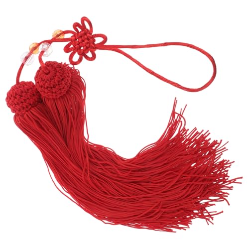 MUELODSIC 太極拳の剣の吊りスパイク 中国結びタッセルペンダント