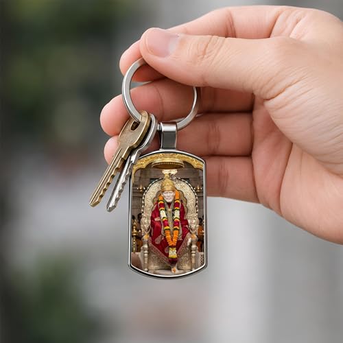 Image of Premium Printed Metal Keychain for Men & Women | High-Definition Artwork Print | Durable Key Ring for Car, Bike, Home & Office Keys | Stylish Decorative Key Holder Gift