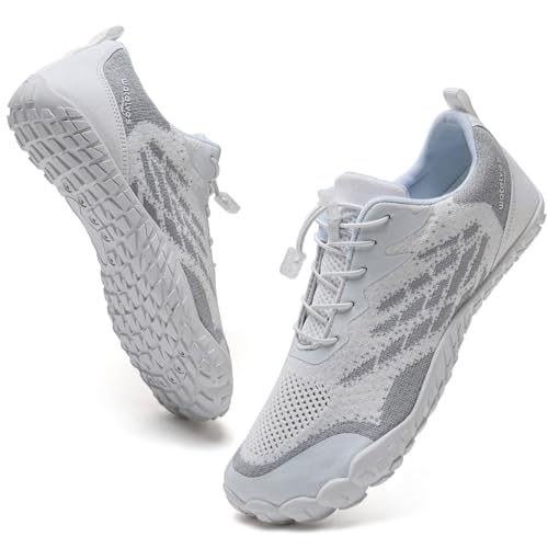 Image of WateLves Water Shoes Men Women Beach Barefoot Aqua Socks Breathable Wide Swim Outdoor Walking Anti Slip Pool Shoes for Hiking Kayaking Diving Surfing