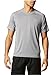 AdidasĀ® Men's Climacore Climalite Althletic Mesh Shoulder TShirt, Grey, 2XL