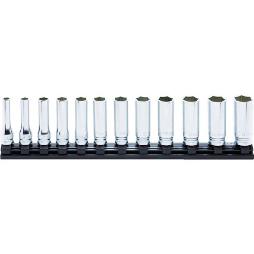 コーケン Z-EAL 3/8SQ. 6角ディープソケットレールセット 12ヶ組 RS3300MZ/12