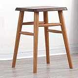  gzz Nordischer quadratischer Hocker aus massivem Holz Moderner minimalistischer niedriger Hocker aus reinem Kirschholz und schwarzem Walnussholz,B