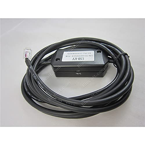 Davitu Wires & Cables - USB-KV Programming Cable for KEYENCE KV series PLC, PC-KV USB Version PLC cable with indicator