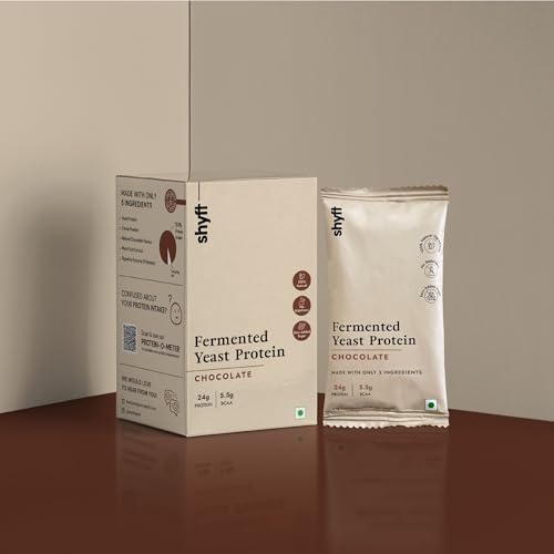 Image of SHYFT Fermented Yeast Protein Chocolate Travel Pack (7 X Single Serve Sachets) | 24g Protein | 5.5g BCAA | Easy to Digest | 5 Clean Ingredients | No Chemicals