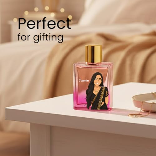 Image of Perfumes (Senorita Eau De Parfum 100ml | Premium Bella Vita EDP for Women | Long Lasting Floral Fruity Fragrance with Yuzu & Pomegranate | Personalized Name & Cartoon Art Bottle)