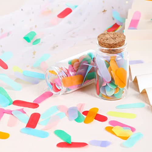 Tissue Sprinkle Confetti Dount Baby Shower Table Confetti Colorful Rainbow Sprinkle Confetti For Ice Cream Theme Party Birthday Party Suppliers Decoration (50G) #TOP6