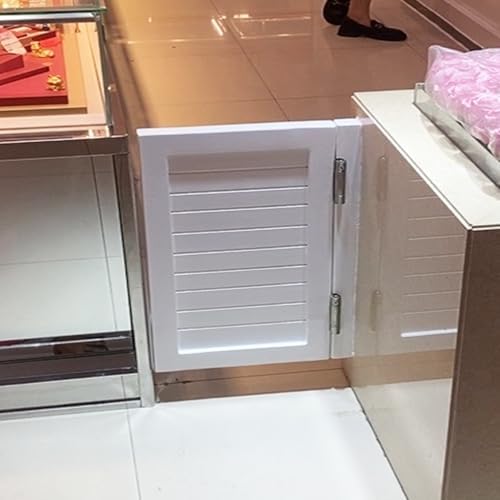 36'' Black Single Cafe Door - Interior Saloon Swinging Door with Hardware, Partition Privacy Western Door for Kitchen & Bathroom (W90cm x H90cm)