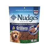 Blue Buffalo Nudges Grillers Natural Dog Treats, Beef, 16oz
