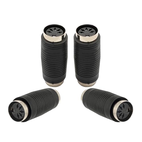 Adaptador MIDI hembra a hembra 5 Pines DIN x4 miniatura 5