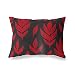 BonaMaison Fundas para Cojínes, Negro Rojo Funda de Almohada para Sofá Coche Silla Oficina Cama Decorativa Moderna Decoración del Hogar, 45x60 Cm - Diseñado y Fabricado en Turquía
