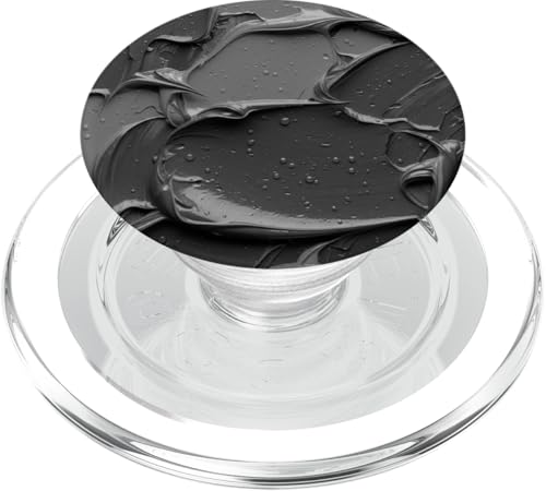 Schizzo di vernice astratta PopSockets PopGrip per MagSafe elegante grigio