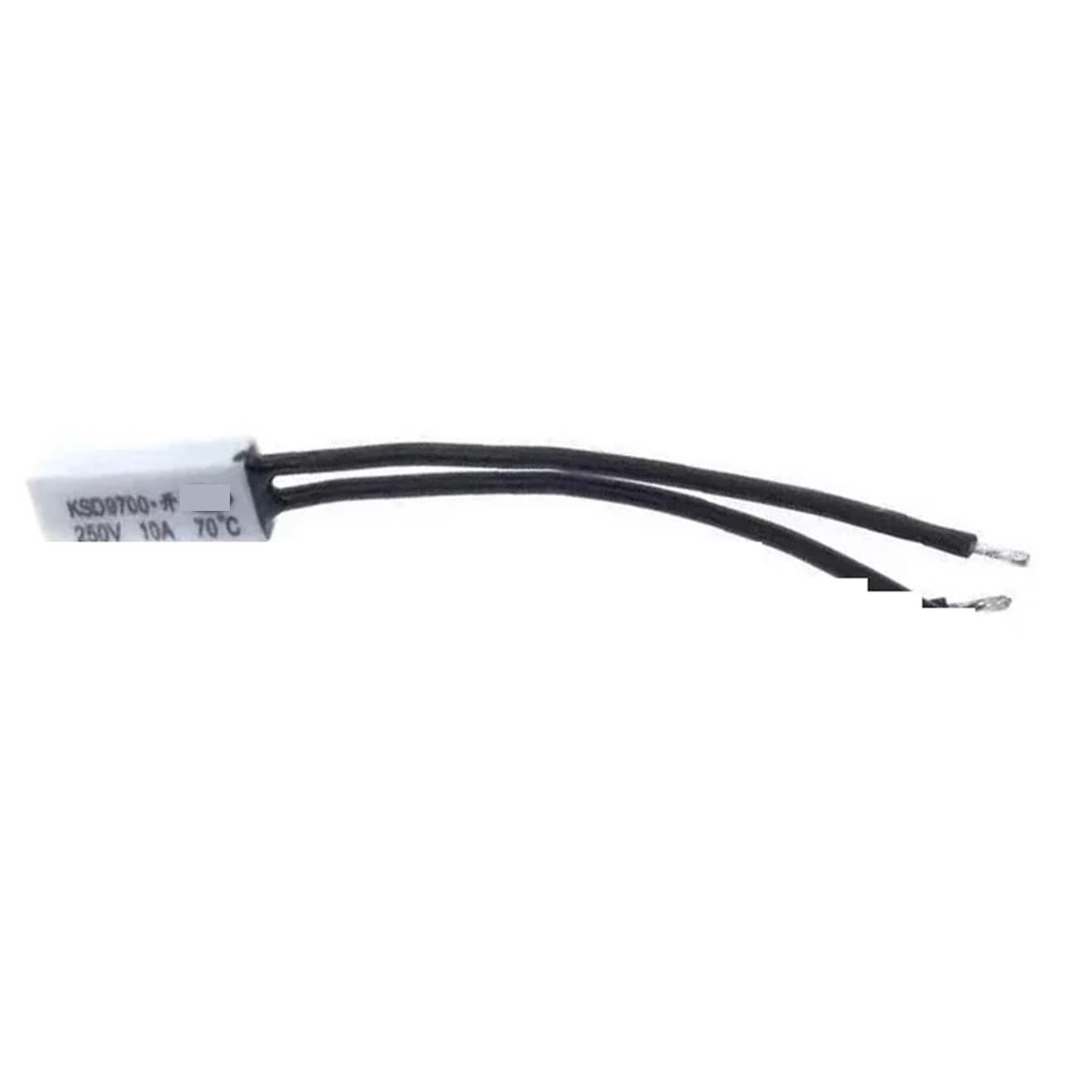 Thermostat KSD9700 50Pcs Temperature Control Switch Overheat Protector 40C To 240C 45C 50C 55C 60C 65C 5A 12V 24V DC(Normally open-75C)