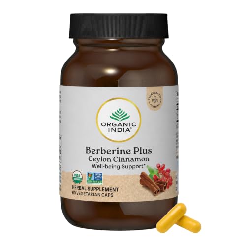 ORGANIC INDIA Berberine Plus Ceylon Cinnamon