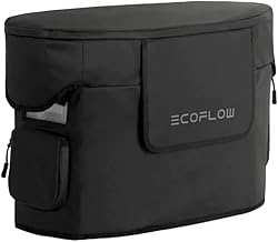 EcoFlow DELTA 2 Max Dedicated Cover Portable Power Supply Storage Bag Protective Case for Outdoor Use or Travel, Waterproof and Dustproof, Black EcoFlow