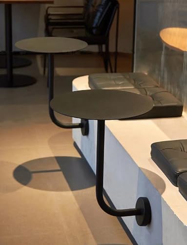 Mesa auxiliar pequeña de acero para bar de desayuno 5
