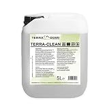 TerraDomi Terra-Clean, Reinigungsmittel für hartnäckige Verschmutzungen, wirksamer Power-Reiniger für Terrasse, Dach, Haus, Hof & Garten, vielseitige Anwendungsgebiete (1 Liter)