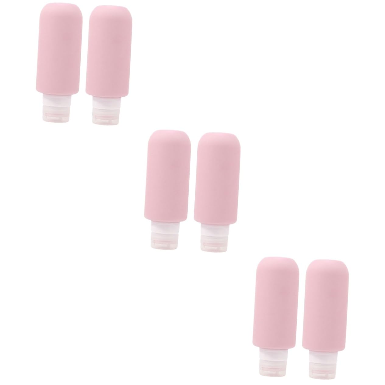 MAGICLULU 3 Set Di Flaconi Per Shampoo Da Viaggio in Silicone Flaconi Da Viaggio A Prova Di Perdite Contenitori Portatili Ricaricabili Per Cosmetici Flaconi Per Lozione 100 Ml 2 Pezzi * 3