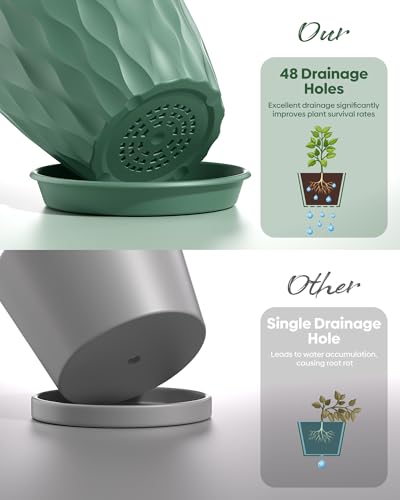 34% Off 6-Pack 4-Inch Plant Pots with Drainage Holes