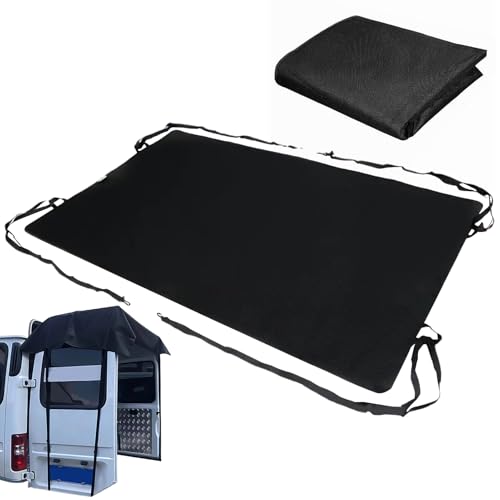 Rain Guard Canopy - Easy Setup Shelter | Retractable Shade Tent | Portable Shades Cover, Waterproof Campervan Awnings, Rv Rear Protector for Camping Picnic Motorhome Hiking Van Beach Outdoors