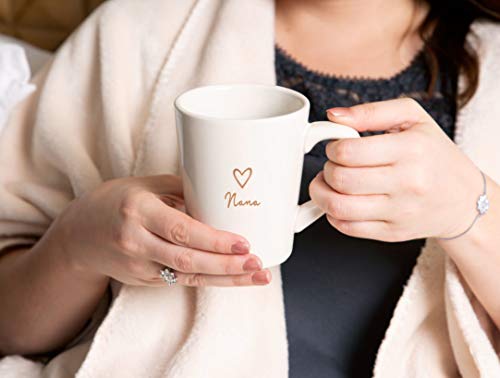 Taza Nana de piedra de 15 oz color crema miniatura 7