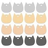 USO MÚLTIPLE: los dijes en blanco para estampar no solo se pueden conectar con anillos de salto para hacer pulseras y collares, pero también puede estampar palabras en la superficie para memorizar las cosas que desea recordar.