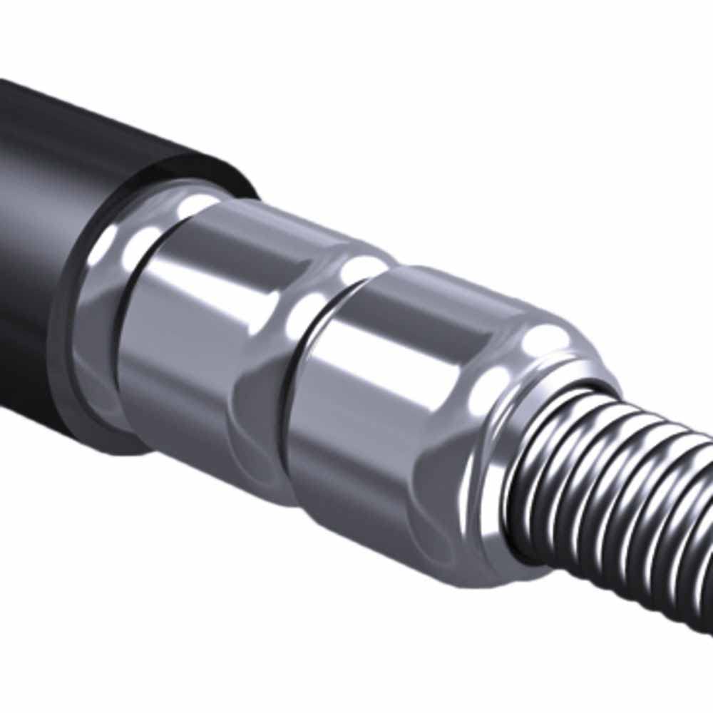ABUS Serratura a Cavo corazzato Steel-O-Flex Tresorflex 6615C + Supporto SCMU - Serratura a Combinazione in Cavo d'Acciaio con Armatura in Manicotti d'Acciaio - Livello di Sicurezza 5