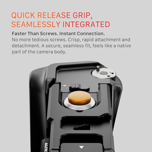 Image of Tilta DJI Osmo Action 6 Street Snap Kit | Full Camera Cage & Quick Release Hand Grip | Built-in Battery Storage, Locking Dial & Custom Button Caps | Titanium Gray