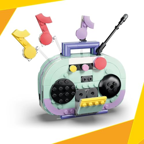Piano Musical LEGO Creator 3en1 con Gato de Juguete y Radio Retro Vintage 31392 6