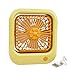 USB-Tischventilator, Tragbarer Persönlicher Tischventilator, elektrischer Ventilator, leiser und leistungsstarker Ventilator, quadratischer Tischventilator, perfekt für heiße Sommer