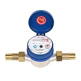 Wasserzähler, 1/2 Zoll Garten Wasserzähler Kaltwasser Für Garten Kaltwasserzähler Wasserzähler Garten Wasseruhr Garten Geeicht Wasseruhr