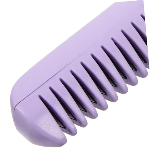 Peine alisador de cabello calentado por USB recargable inalámbrico para viaje, cepillo portátil con masajeador de cuero cabelludo para alisar suavemente y fácil peinado en cualquier momento miniatura 5