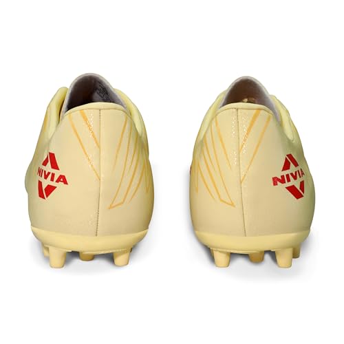Image of Nivia Encounter Mg 11 Football Stud for Men, Synthetic Leather Upper, Lightweight Insole,High-Shear Strength TPU Outsole, Ideal for Hard & Grassy Surfaces
