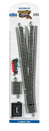 Fini les déraillements : rail argenté Nickel Bachmann E-Z Track #6 stable
